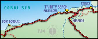 Trinity Beach Area Map