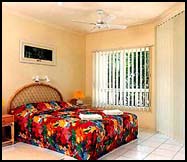 bedroom at Golden Sands Resort in Yorkeys Knob Beach North of Cairns City