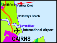 Location - Yorkey's Knob Beach